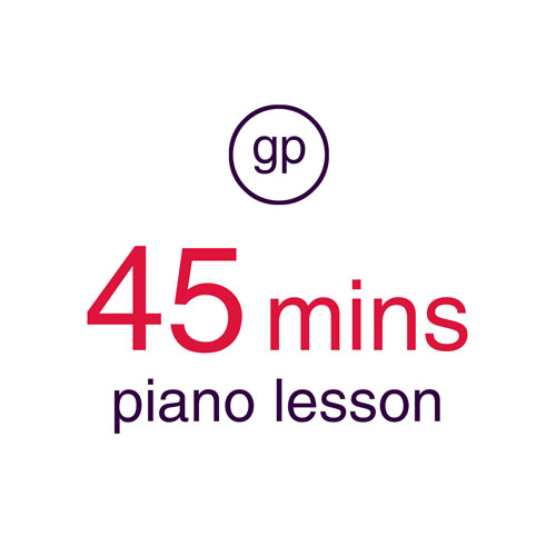 45 minute piano lesson